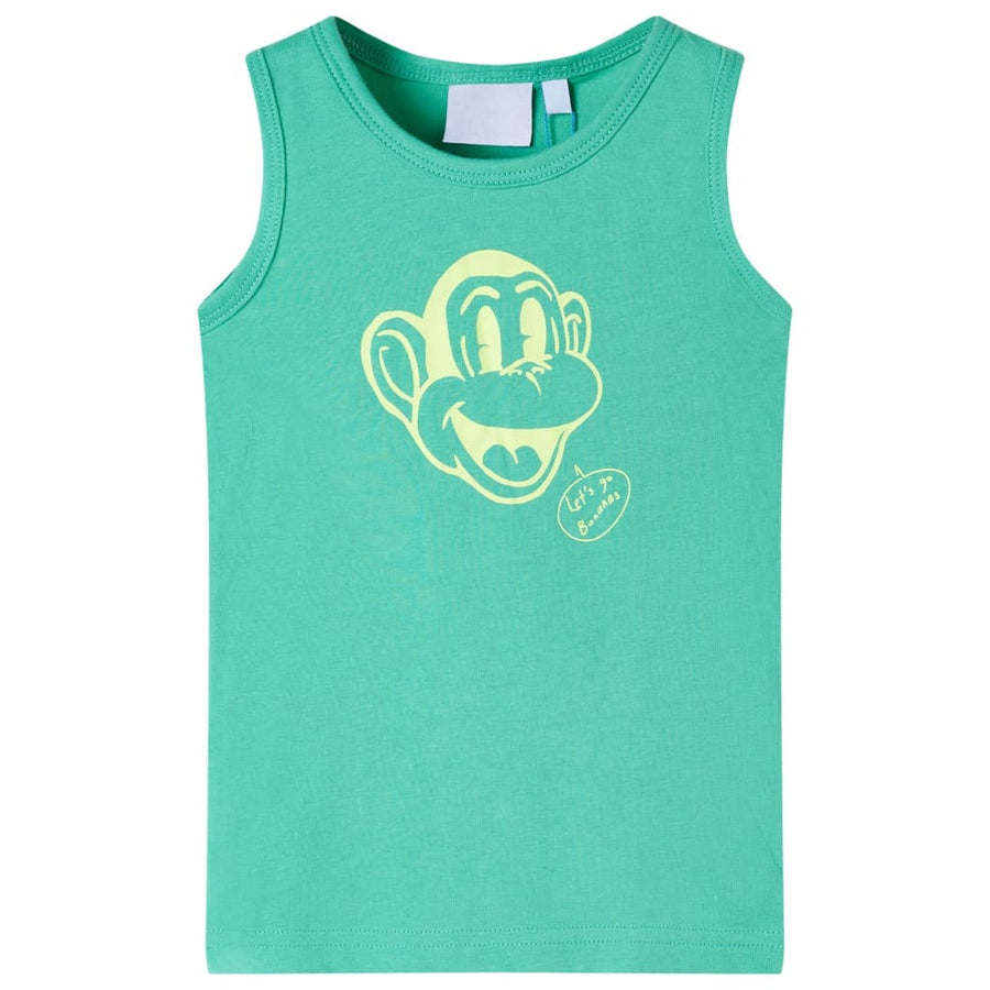 Kindertopje 116 groen Groen