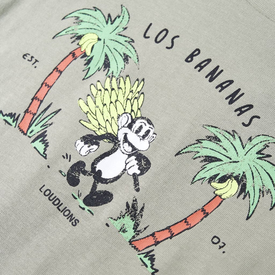 Kindershirt 140 lichtkakikleurig Kaki 140