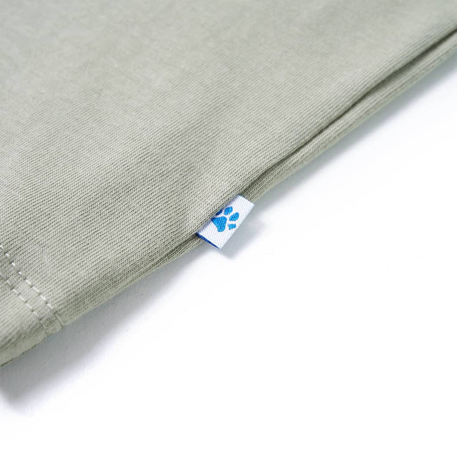 Kindershirt 140 lichtkakikleurig Kaki 140