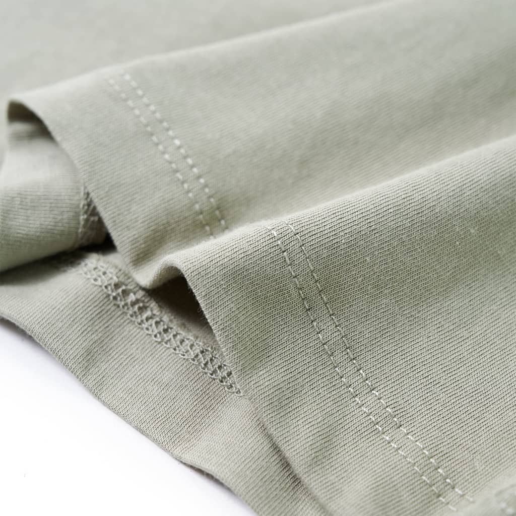 Kindershirt 140 lichtkakikleurig Kaki 140