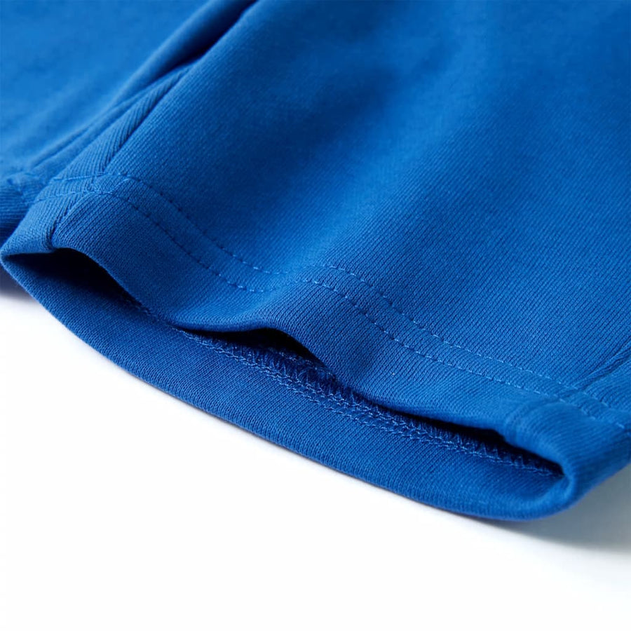 Kindershort met trekkoord 104 blauw Blauw 104