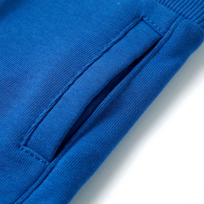Kindershort met trekkoord 140 blauw Blauw