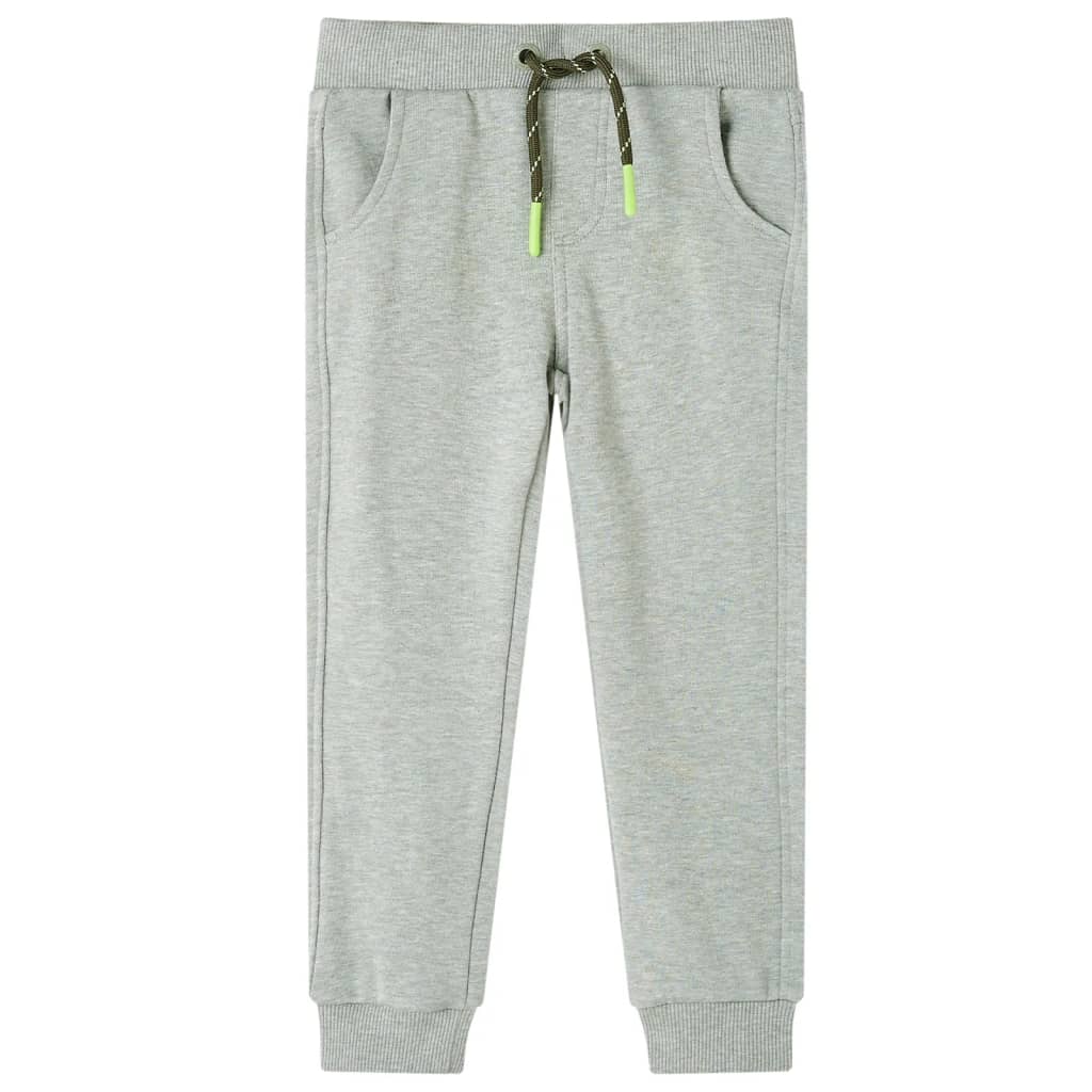 Kinderjoggingbroek 92 lichtkaki Kaki