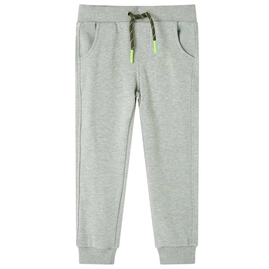 Kinderjoggingbroek 92 lichtkaki Kaki