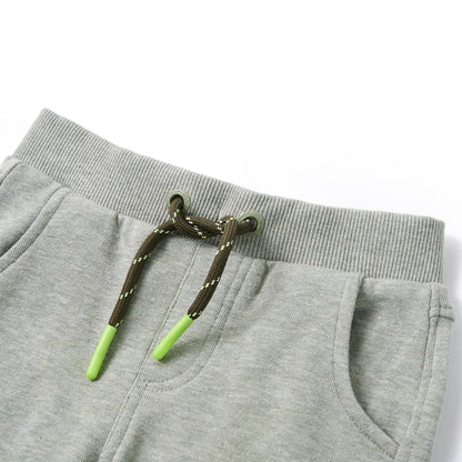 Kinderjoggingbroek 92 lichtkaki Kaki
