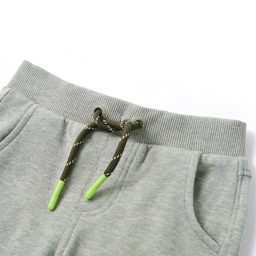 Kinderjoggingbroek 92 lichtkaki Kaki