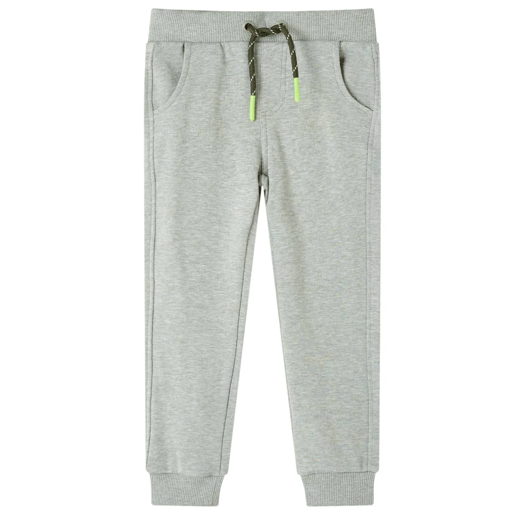 Kinderjoggingbroek 104 lichtkaki Kaki 104