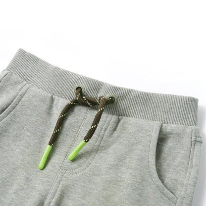 Kinderjoggingbroek 104 lichtkaki Kaki 104