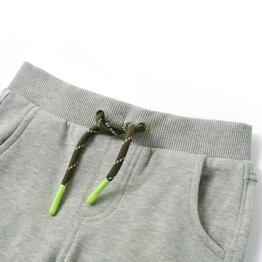 Kinderjoggingbroek 104 lichtkaki Kaki 104