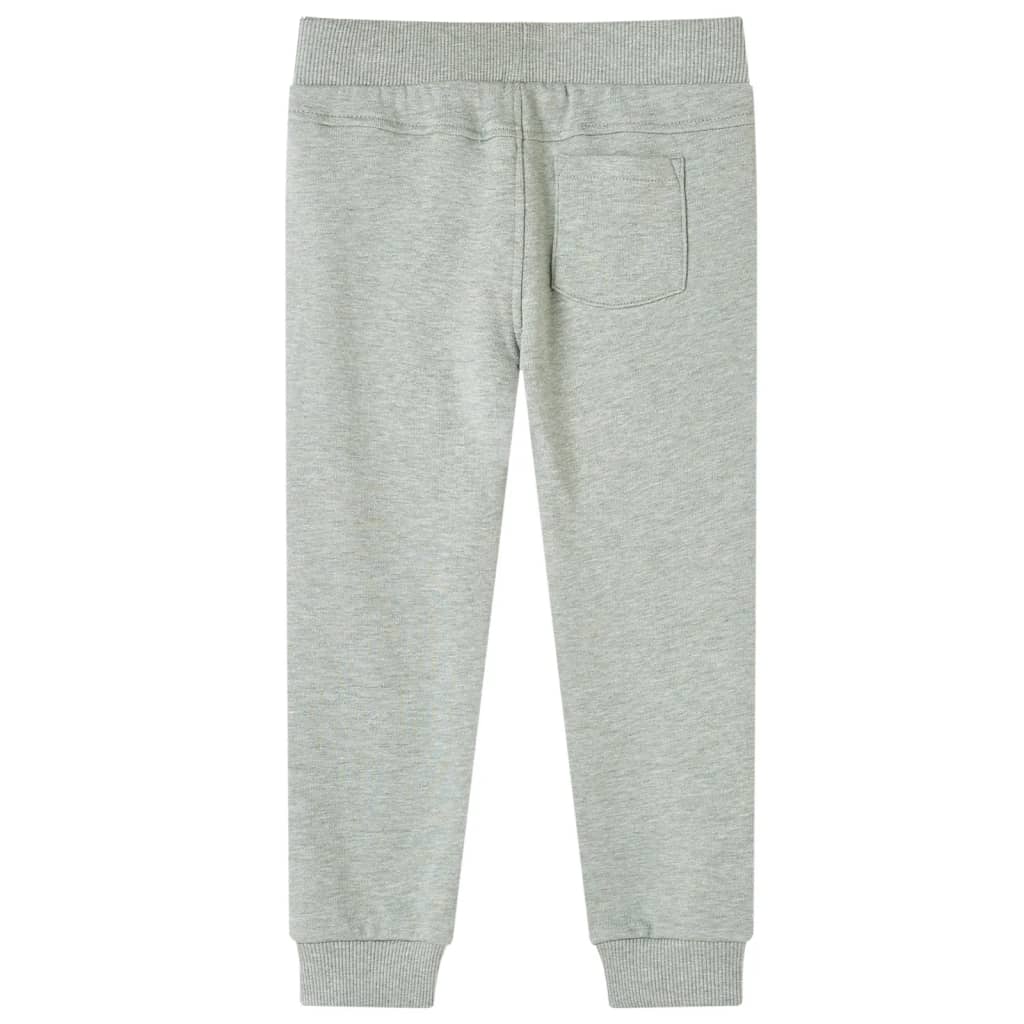 Kinderjoggingbroek 128 lichtkaki Kaki 128
