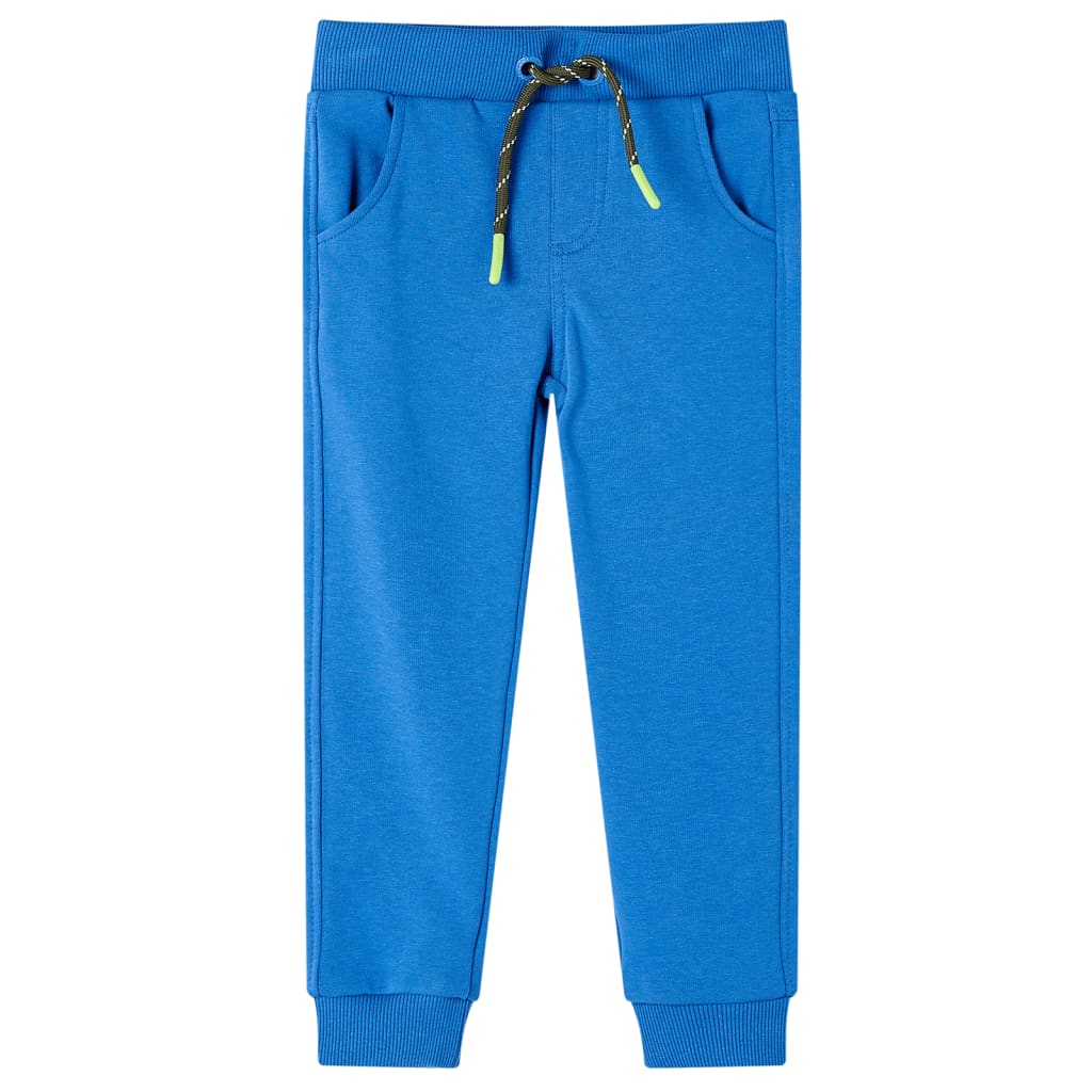 Kinderjoggingbroek 104 blauw Blauw
