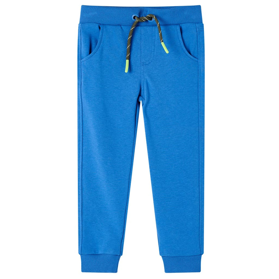 Kinderjoggingbroek 104 blauw Blauw