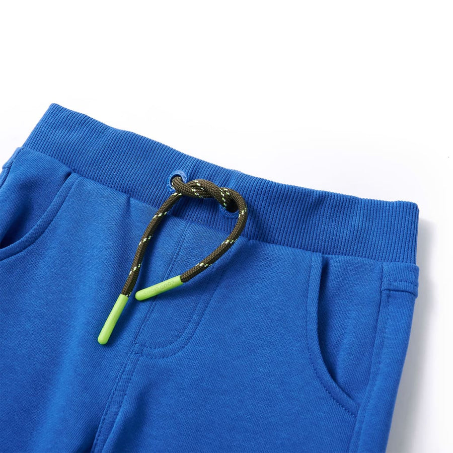 Kinderjoggingbroek 104 blauw Blauw
