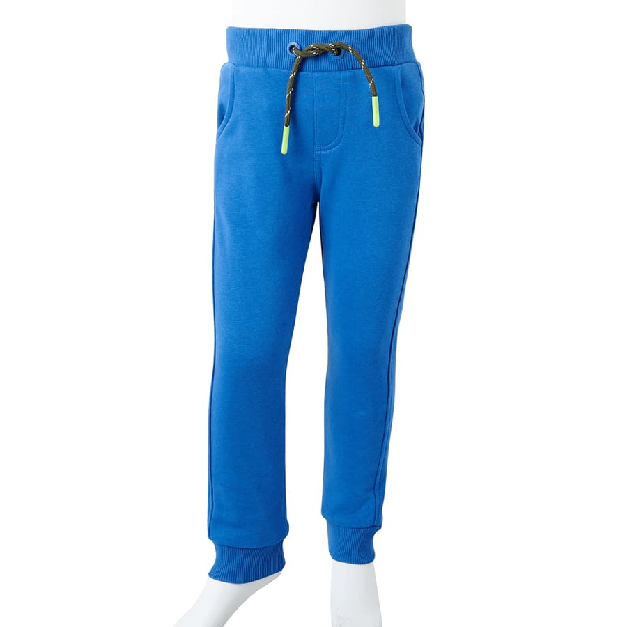 Kinderjoggingbroek 104 blauw Blauw