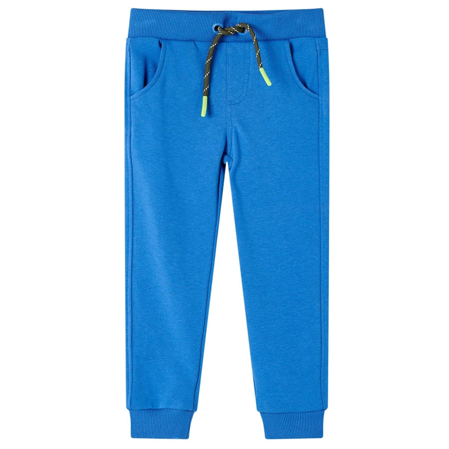 Kinderjoggingbroek 116 blauw Blauw