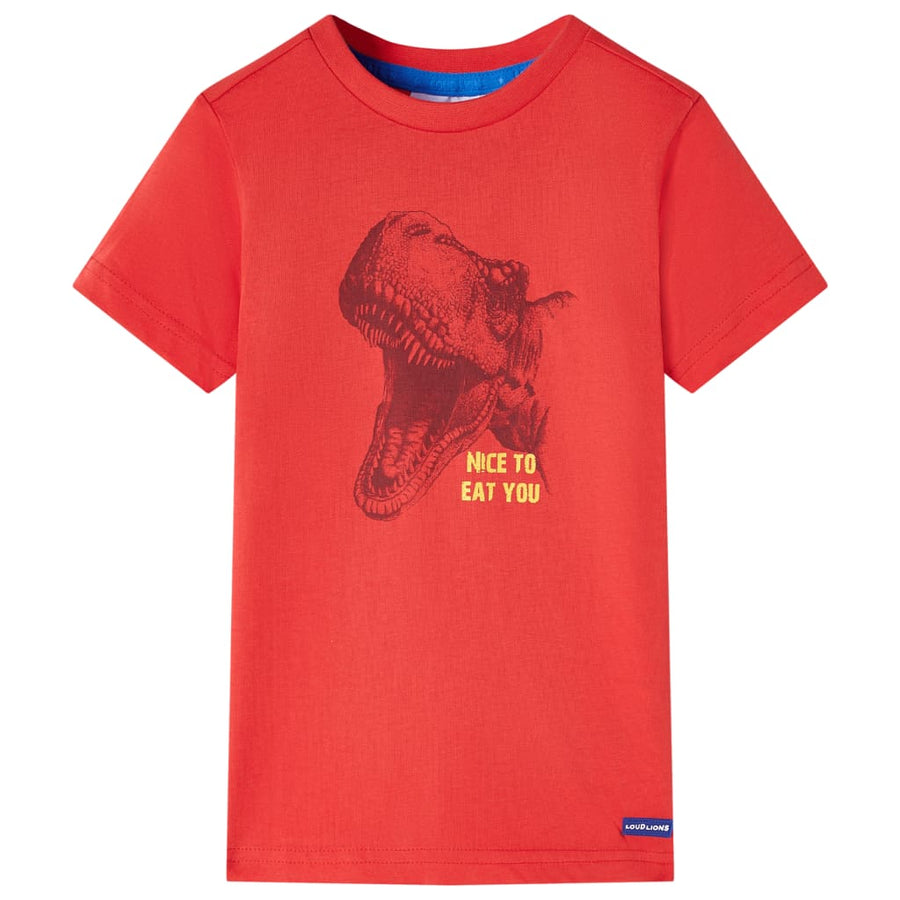 Kindershirt 104 rood Rood