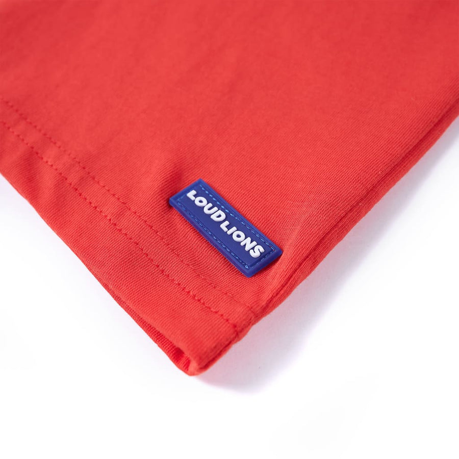 Kindershirt 104 rood Rood