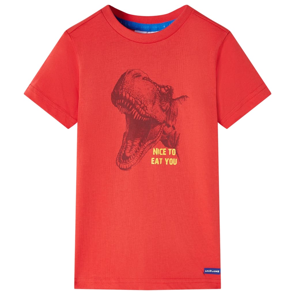 Kindershirt 128 rood Rood