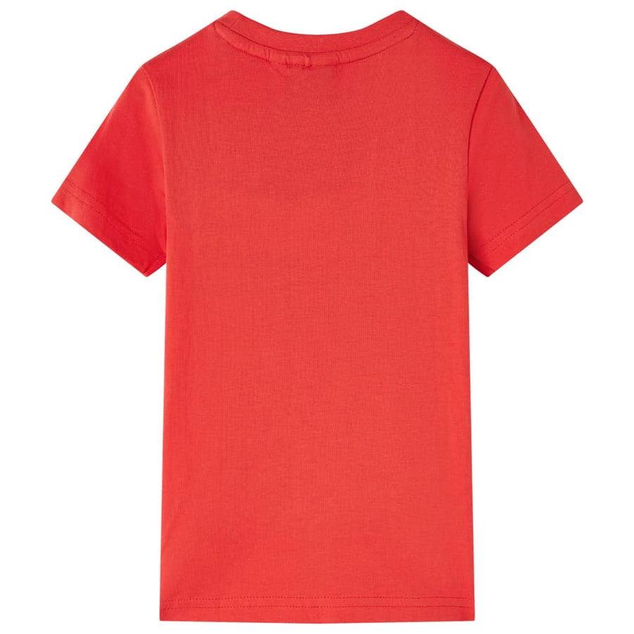 Kindershirt 128 rood Rood