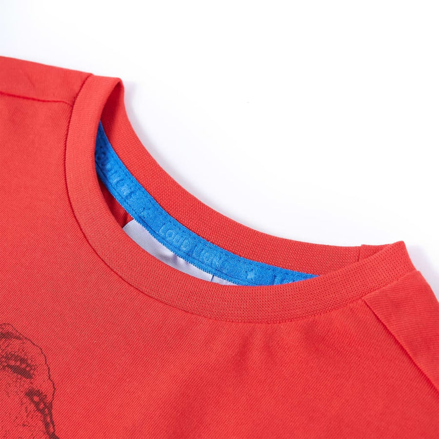 Kindershirt 128 rood Rood