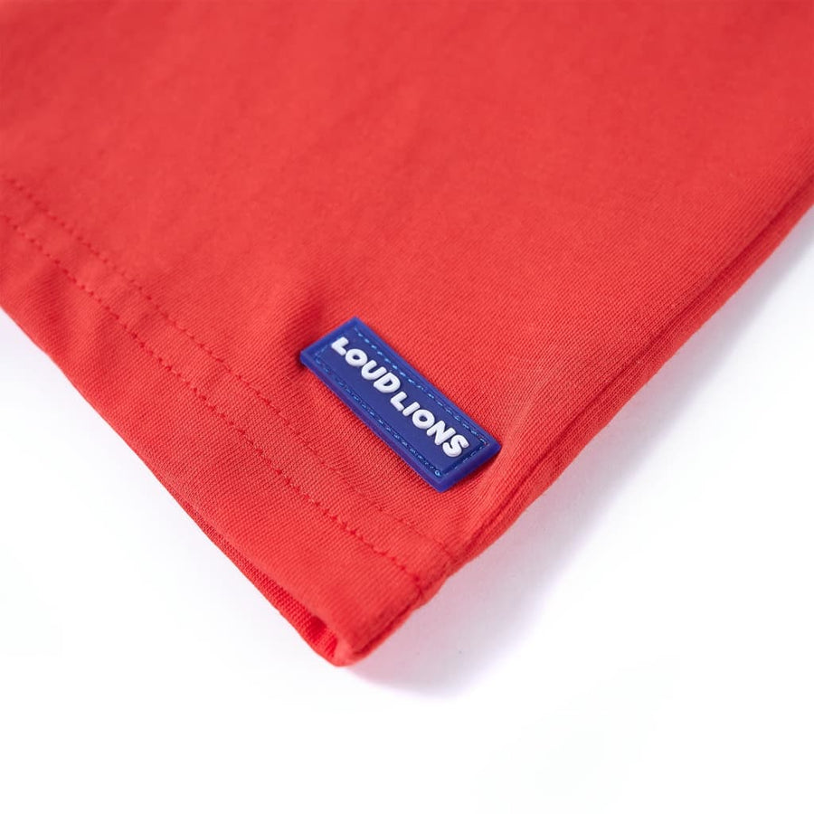 Kindershirt 128 rood Rood