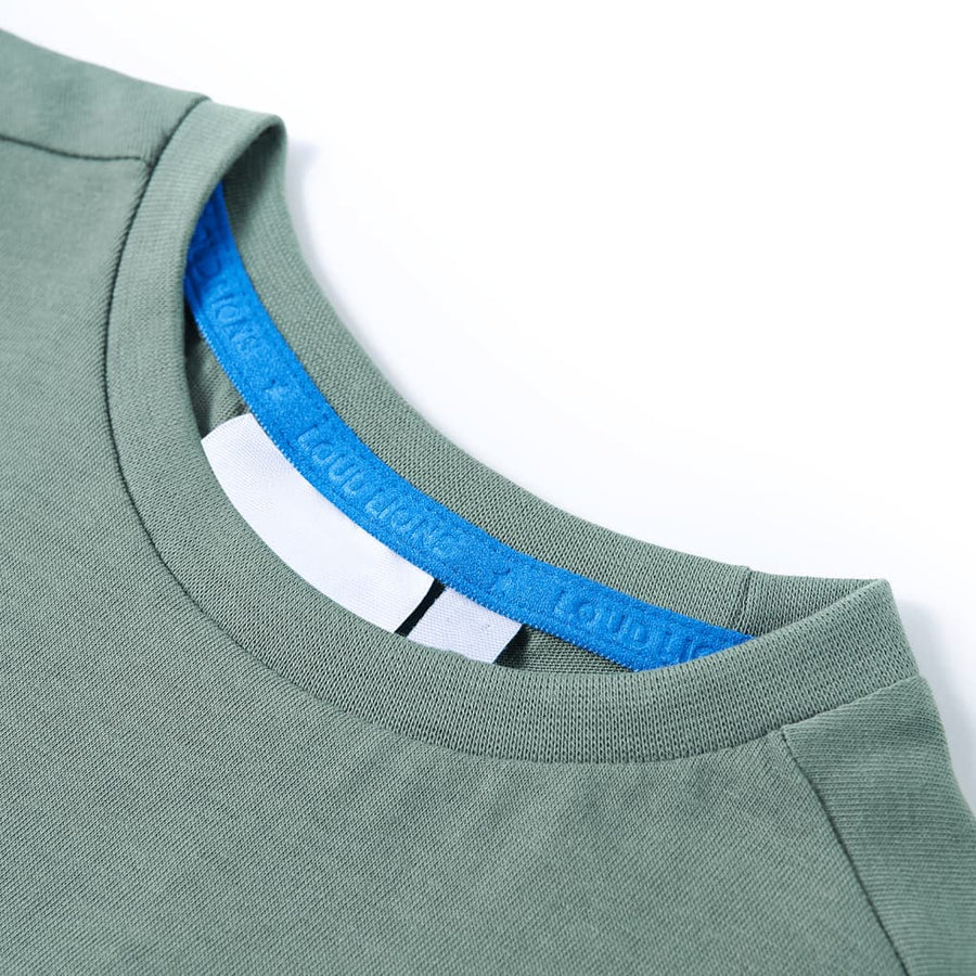 Kindershirt 104 kakikleurig Kaki 104