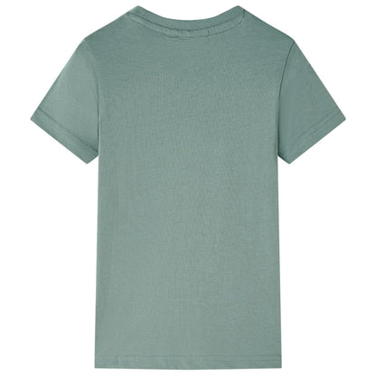 Kindershirt 128 kakikleurig Kaki 128