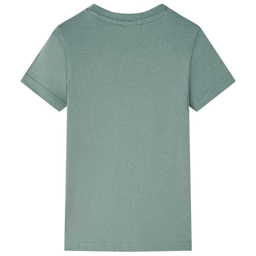Kindershirt 128 kakikleurig Kaki 128