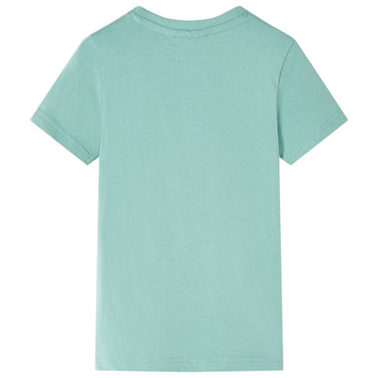 Kindershirt 128 lichtkakikleurig Kaki 128