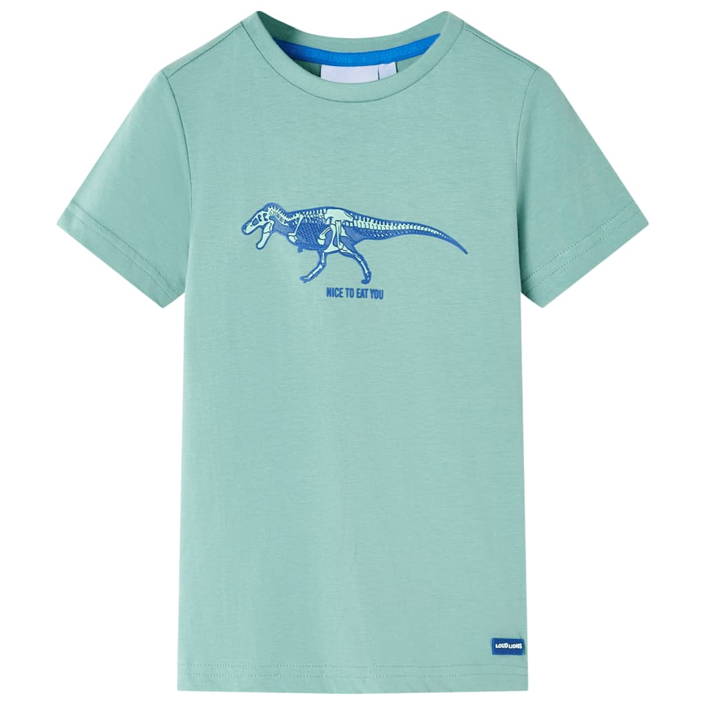 Kindershirt 140 lichtkakikleurig Kaki