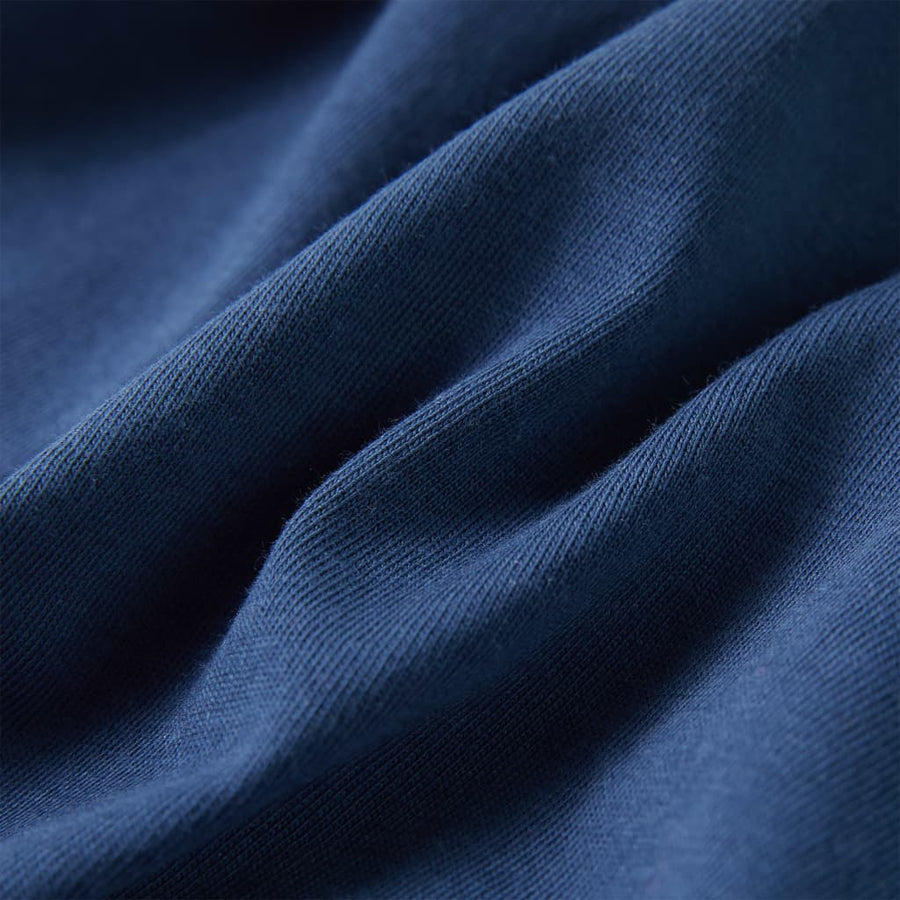 Kindershirt 116 donkerblauw Blauw