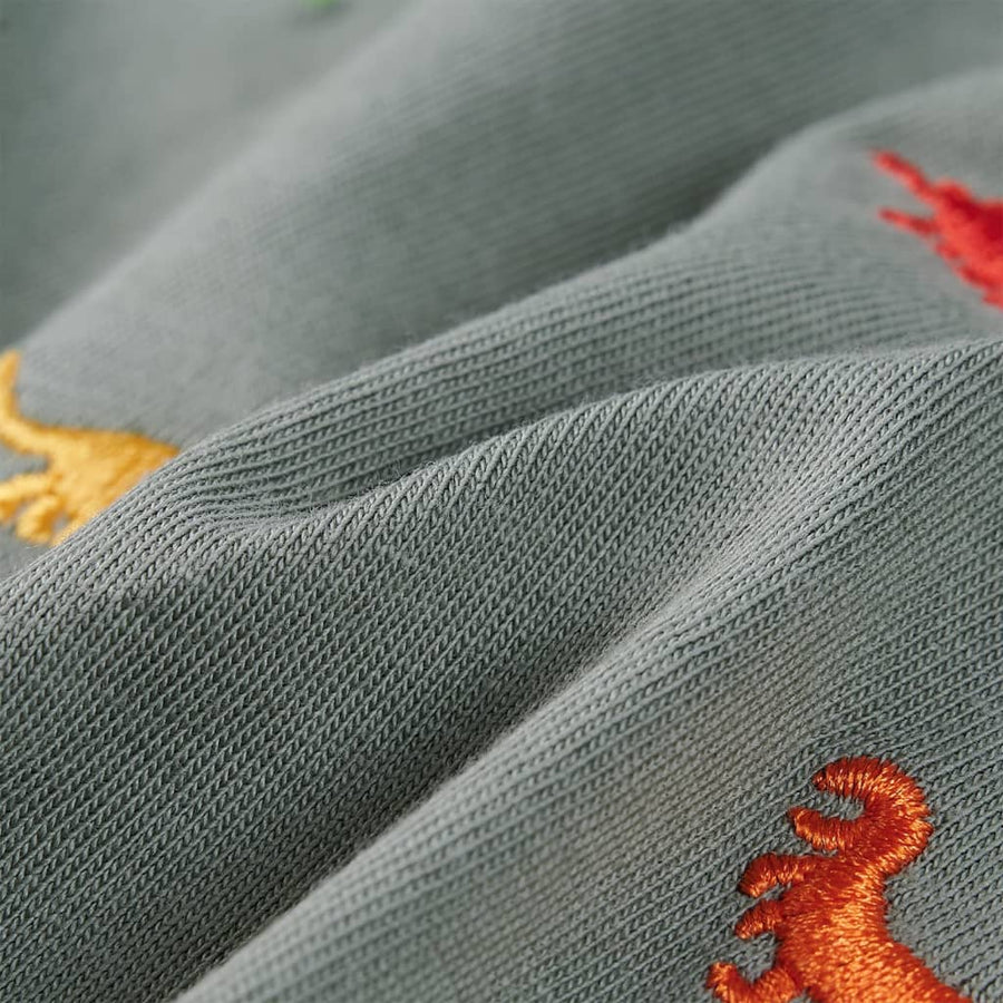 Kindershirt met korte mouwen 116 kakikleurig 116