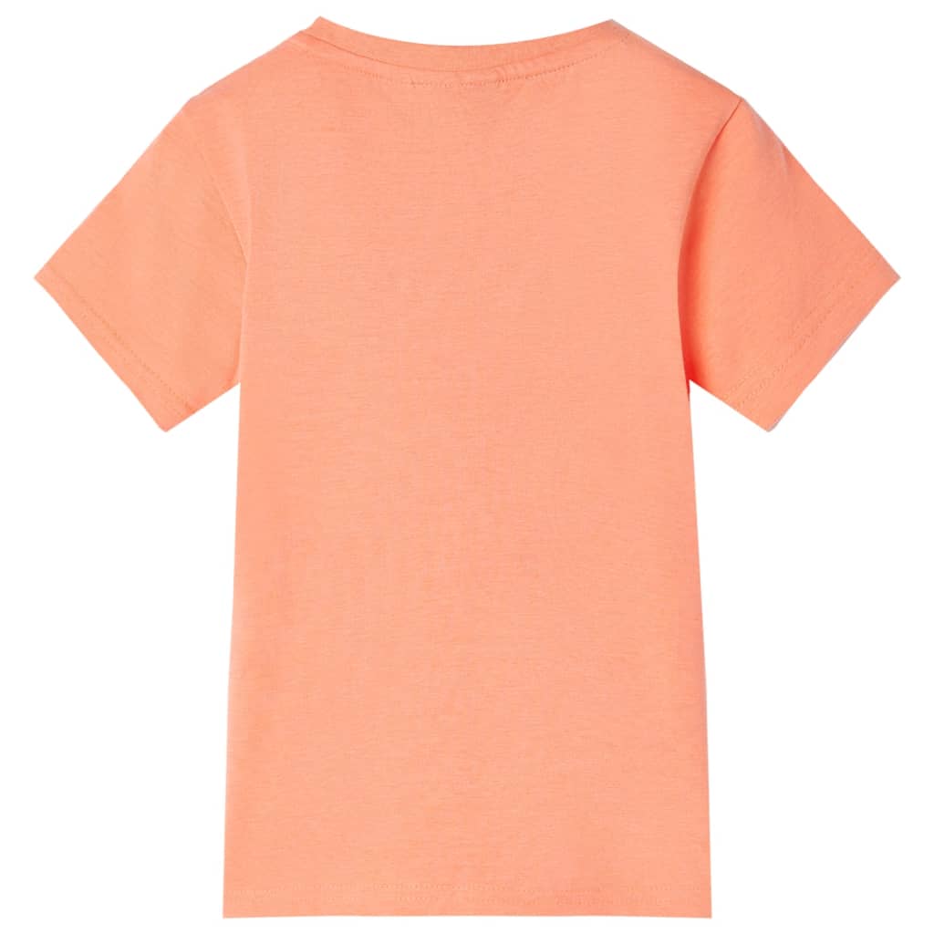 Kindershirt 128 neonoranje orange