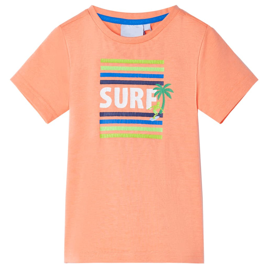 Kindershirt 140 neonoranje orange