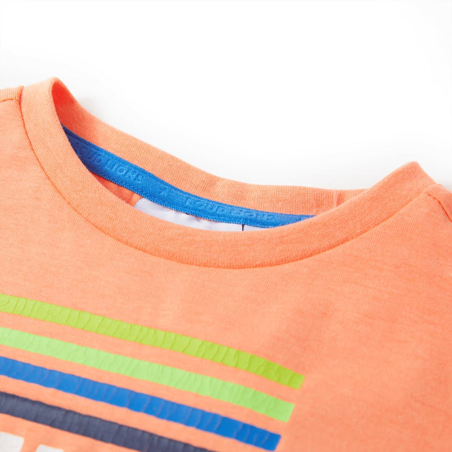 Kindershirt 140 neonoranje orange