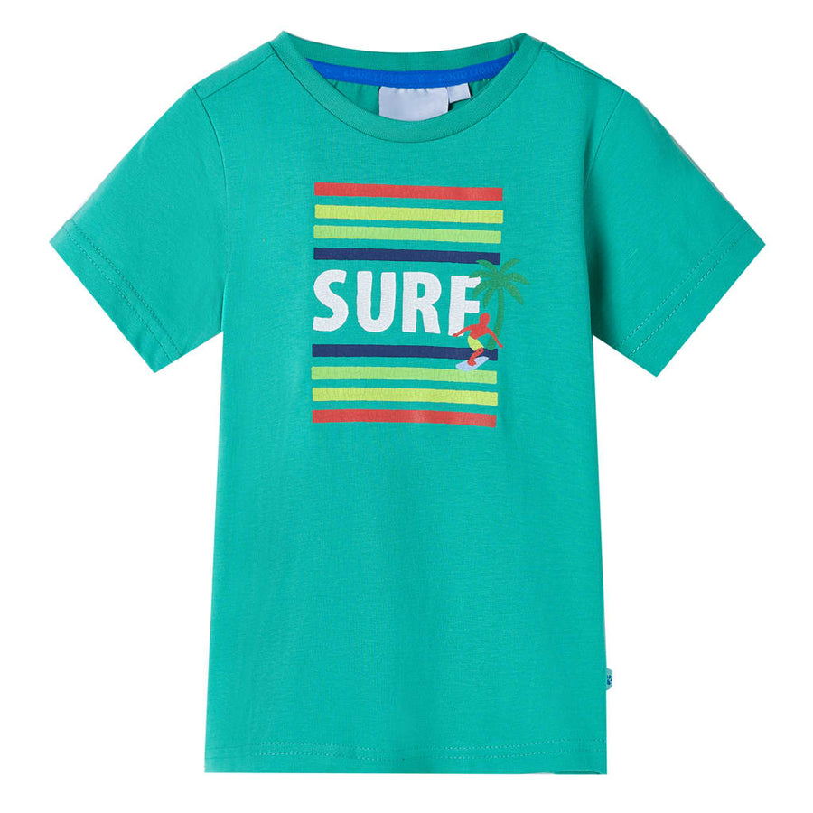Kindershirt 140 groen Groen 140