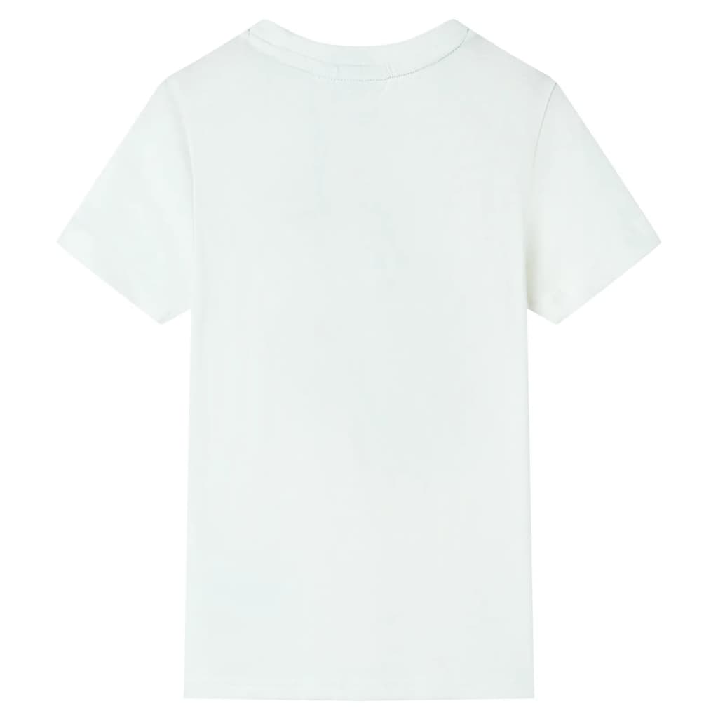 Kindershirt met korte mouwen 116 ecru Ecru
