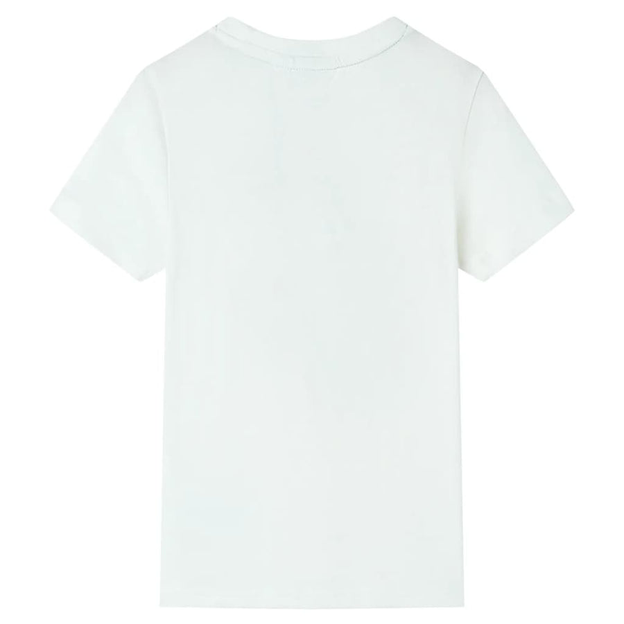 Kindershirt met korte mouwen 116 ecru Ecru
