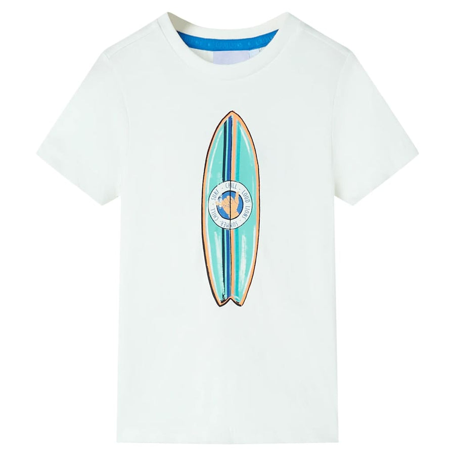 Kindershirt met korte mouwen 140 ecru Ecru