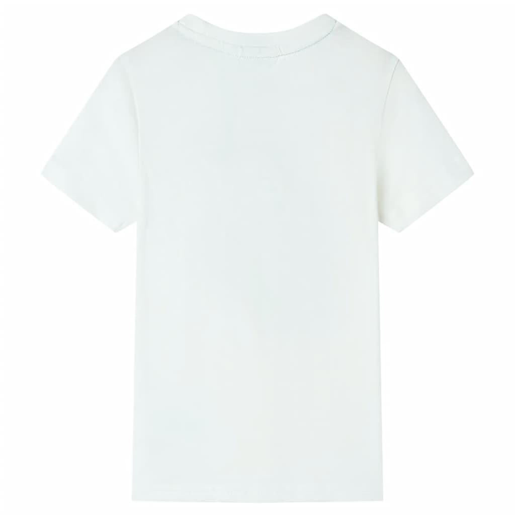 Kindershirt met korte mouwen 140 ecru Ecru
