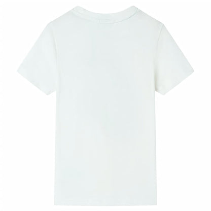 Kindershirt met korte mouwen 140 ecru Ecru
