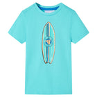 Kids' Short Sleeve T-Shirt 116 Ocean Blue
