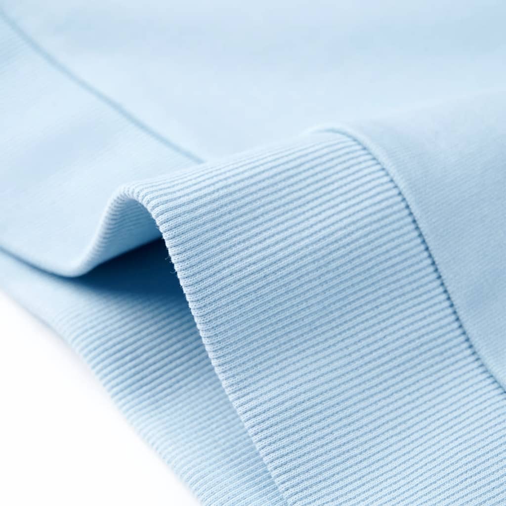 Kindertrui 140 felblauw en lichtblauw 140