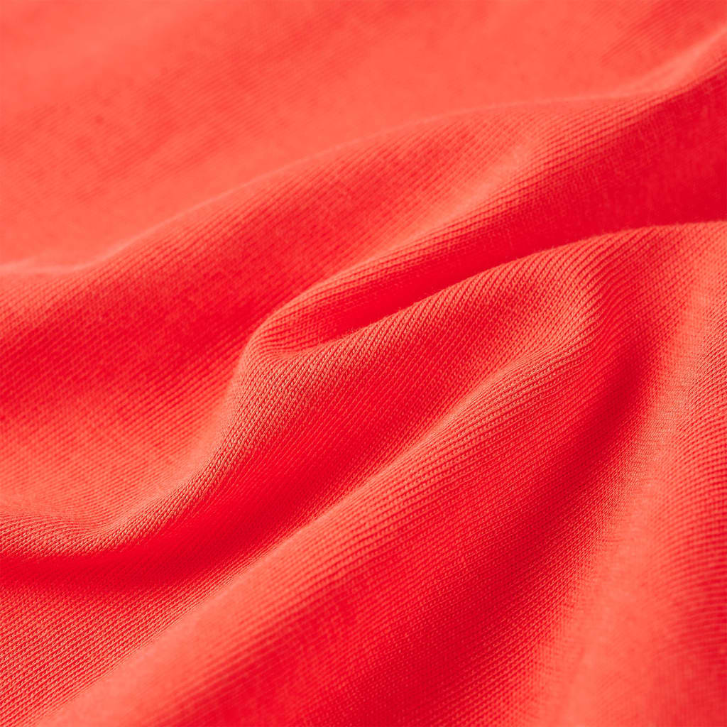 Kindershirt met korte mouwen 128 rood 128