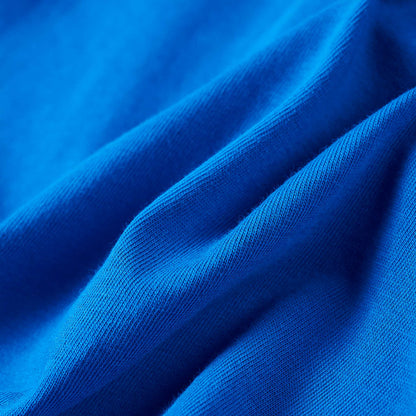 Kindershirt 128 felblauw