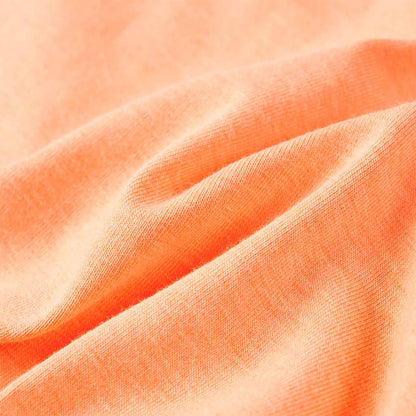 Kindershirt met korte mouwen 140 neonoranje