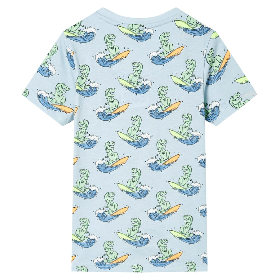 Kinderpyjama met korte mouwen 104 lichtblauw 104