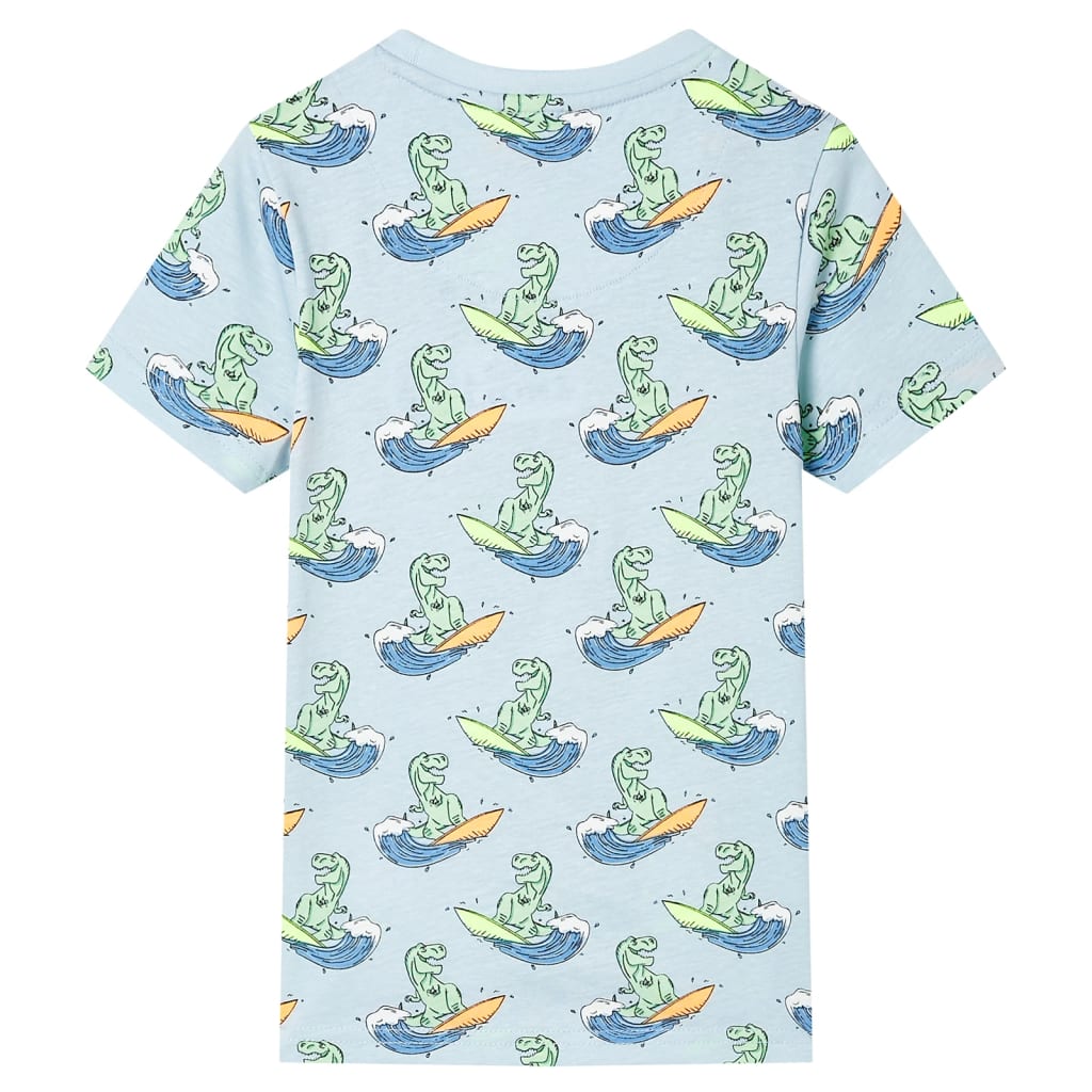 Kinderpyjama met korte mouwen 116 lichtblauw 116