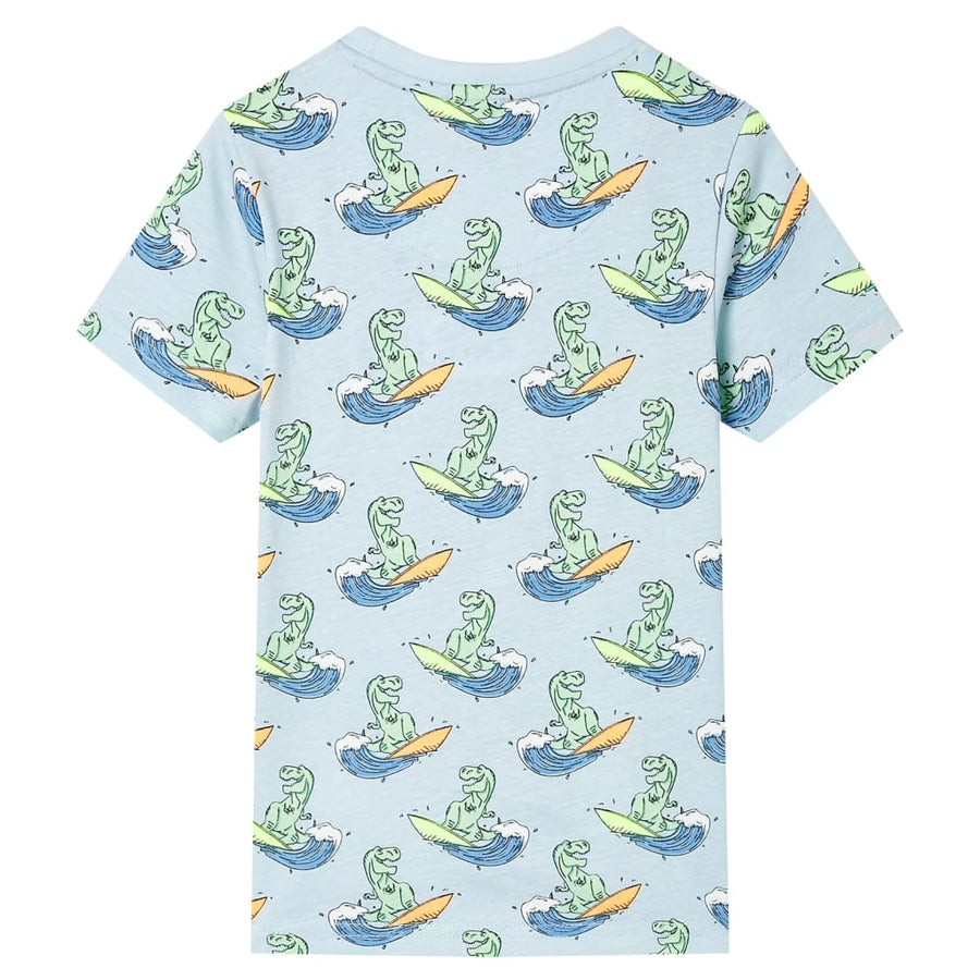 Kinderpyjama met korte mouwen 116 lichtblauw 116