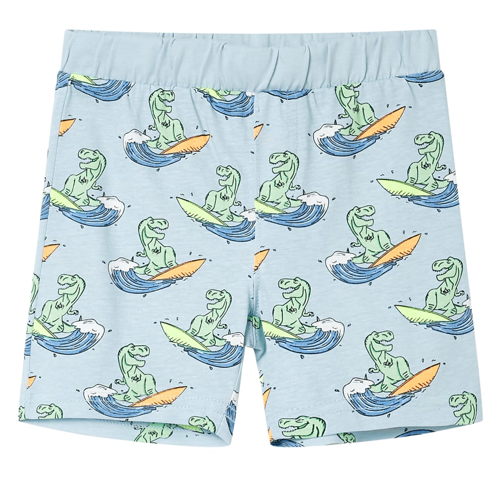 Kinderpyjama met korte mouwen 116 lichtblauw 116